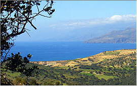Agios Pavlos: View of the western beaches
